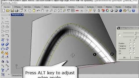 Rhino 5.0 Add_Shapes with the BlendSrf Command
