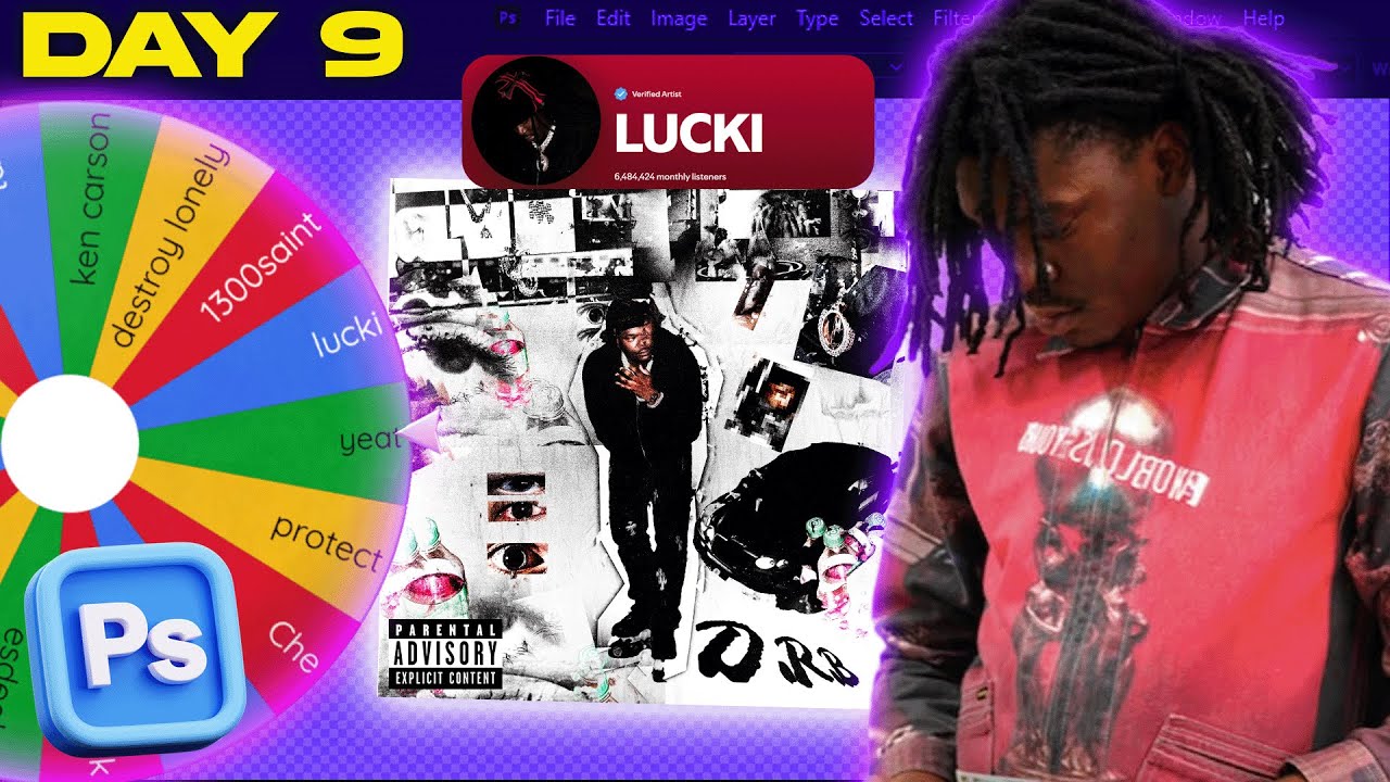 How To Make Cover Arts like LUCKI! *FROM SCRATCH* (31 Artists, 31 Days #9)