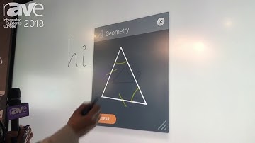 ISE 2018: BenQ Demos RP860K Interactive Flat Panel With NFC Sensor and Integrated Soundbar