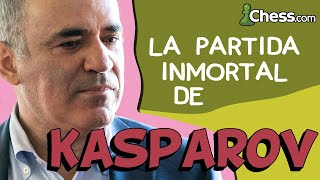 La partida de ajedrez INMORTAL de KASPAROV (vs Topalov)