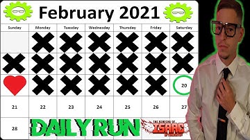 Daily Run February 20th, 2021 - The Binding of Isaac Afterbirth Plus - The Road to 3000000%