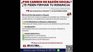 En Mi Trabajo Van A Cambiar De Razón Social Cuáles Son Mis Derechos Laborales?