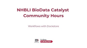 Workflows With Dockstore