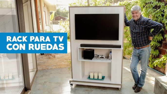 Mueble TV, Televisión, Chimenea eléctrica LED, Colgado, Suspendido