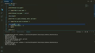 How to create a basic ADVENTURE GAME in Python - for BEGINNERS
