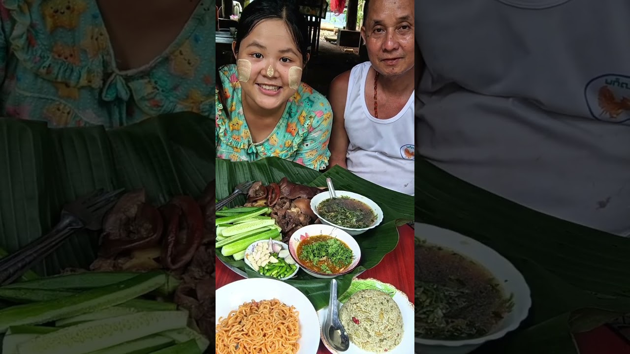 ၀က်သားဒုတ်ထိုးကိုဆိုင်မာစားရသလိုအရသာလေးအတိုင်းဒီနေ့အိမ်မာအပါးနဲ့တူတူစားမယ်😋😍