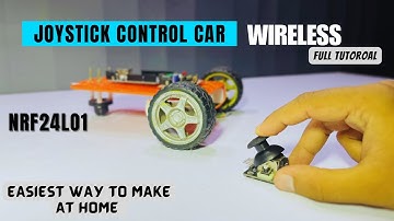 Arduino NRF24L01 Wireless Joystick Robot Car
