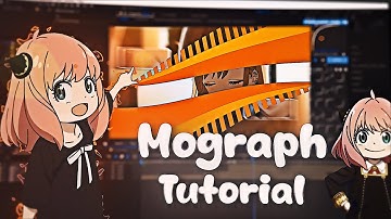 Mograph Tutorial - After Effect AMV Tutorial + Free PF