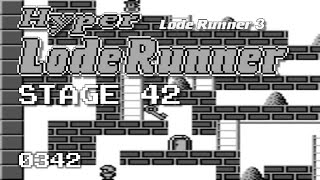 Lode Runner 3 - Stage 42 [0342]
