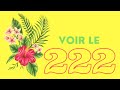 Que signifie voir le 222