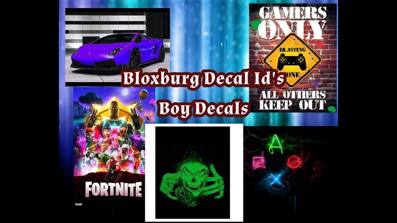 Bloxburg Id Decal Boy Decals Youtube - roblox decal id fortnite get robux easy today