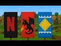 Minecraft: 10 Cool Banner Designs tutorial #3 !