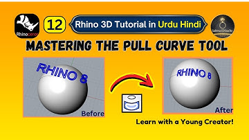 Mastering the Pull Tool in Rhino3D | Urdu Tutorial for Beginners
