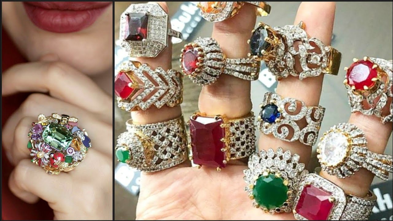 Latest Gold Rings Designs 2023/Expensive Stylish and Elegant Rings ...