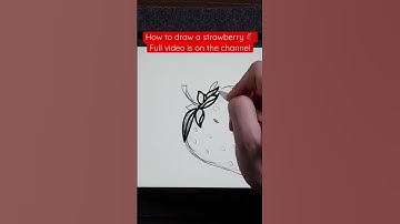 Strawberry in Procreate #howtodraw #procreate #digitalart #strawberry #drawingtutorial #shorts