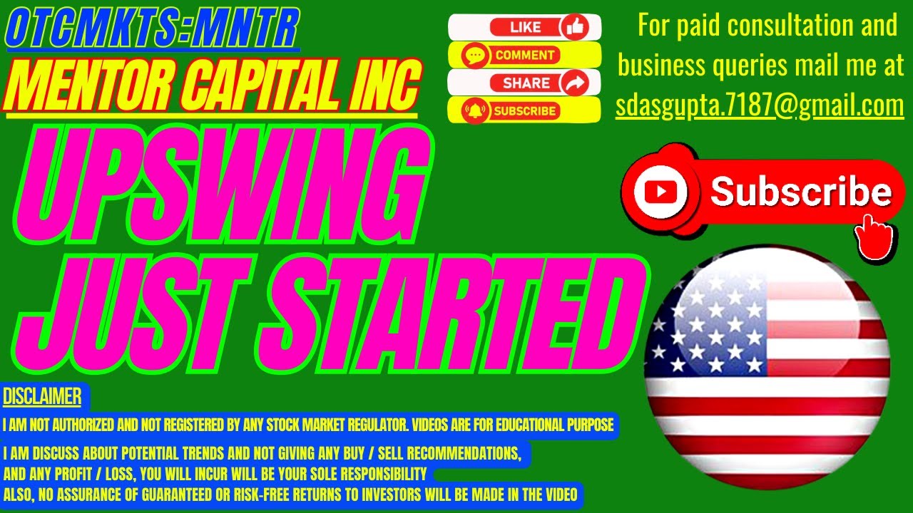 MNTR STOCK ANALYSIS | MENTOR CAPITAL INC UPSWING JUST STARTED