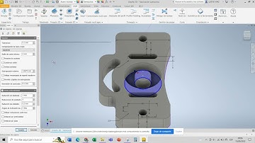 Operaciones y simulación del mecanizado de pieza 3D en Inventor usando inventor CAM