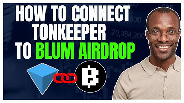 HOW TO CONNECT CRYPTO WALLET (TONKEEPER) TO BLUM AIRDROP