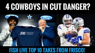 #Cowboys Fish at 6 LIVE: Zeke Holdout? 4 Vets in Danger? Top 10 Takes from Frisco!