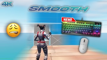 Steelseries Apex Pro ASMR Chill🤩Satisfying Keyboard Fortnite Omnipoint Switch 240 FPS Smooth 4K
