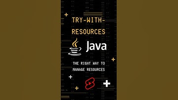 try with resources #java #interviewquestions #interviewshorts