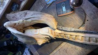 Today’z WIP 🎨 Werkin on a Gnome-Home Driftwood Lightpiece • Tribe Talk & More! 🍄 screenshot 5