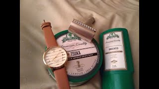 Parker Variant Razor-Watch Check-Stirling Tsuka Shave Soap