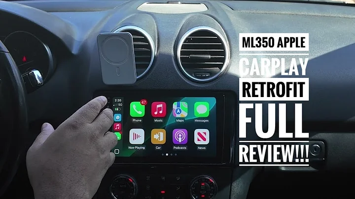 Apple Carplay Headunit Review in my W164 Mercedes ML350