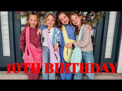 Quadruplets 10th Birthday Celebration
