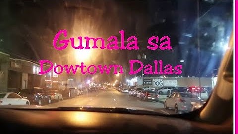 Pinay life in America Vlog/Dallas Downtown at night