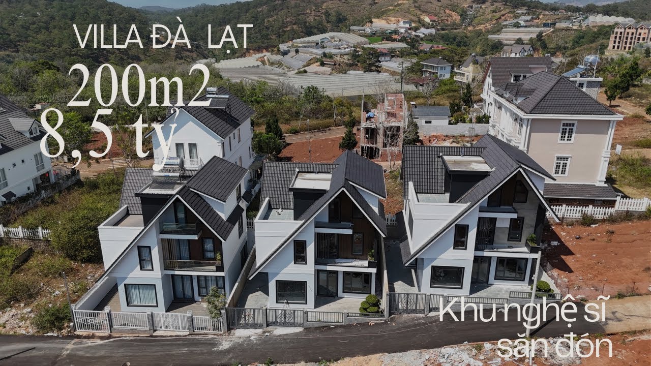 Villa Đà Lạt Giá 8,5 Tỷ – 200m2 Măng Line | Gần Richland | 4 Phòng Ngủ | Đường Nhựa Ô Tô
