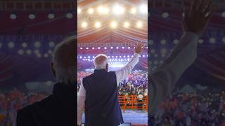 PM Modi receives an ecstatic welcome in Hyderabad | #shorts