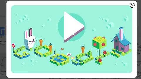 Playing The Celebrating 50 years of Kids Coding Google Doodle
