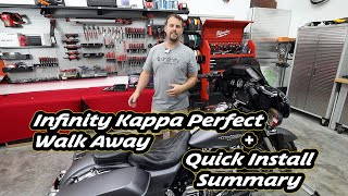 First Listen, Infinity Kappa Perfect 600X 6.5" and 900X 6x9" Harley Davidson Speaker / Amp Install