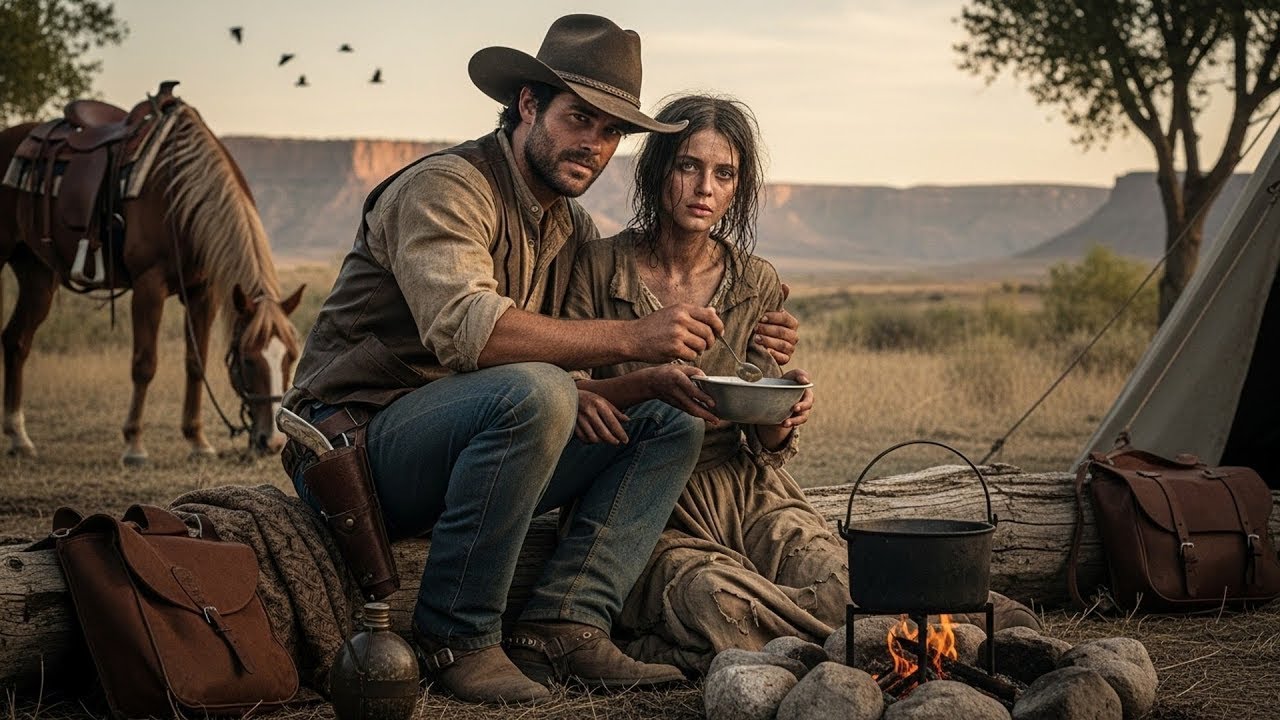 Sie hatte eine Woche lang nichts gegessen, bis dieser Cowboy für sie kochte und half.