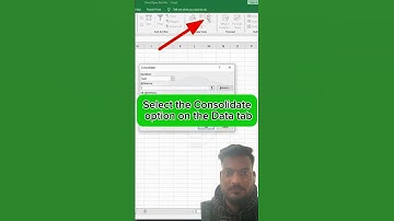 Excel consolidate data #youtubeshorts #viralvideo #video #trending #trendingshorts #shortvideo