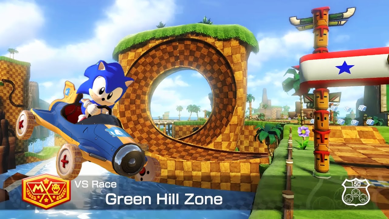 Green Hill Zone [Mario Kart 8 Deluxe] [Mods]