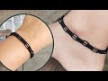 Black thread anklet & Bracelet ideas.How to make anklet & bracelet?