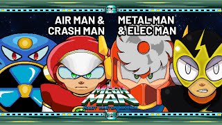 Robot Master Mayhem Day 3 Air Man Crash Man vs Metal Man Elec Man