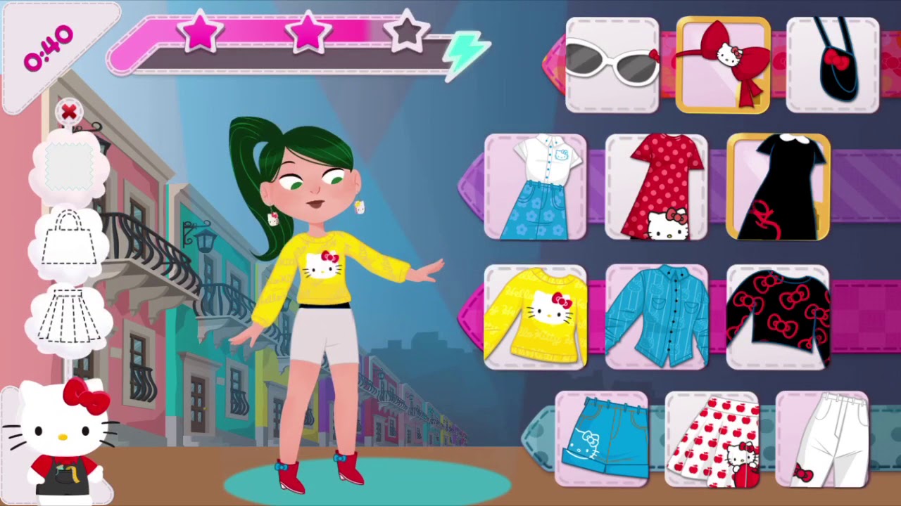 Hello Kitty Fashion Frenzy - New Fashion App Game for Kids - YouTube
