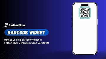 How to Use the BarCode Widget in FlutterFlow | Generate & Scan Barcodes!