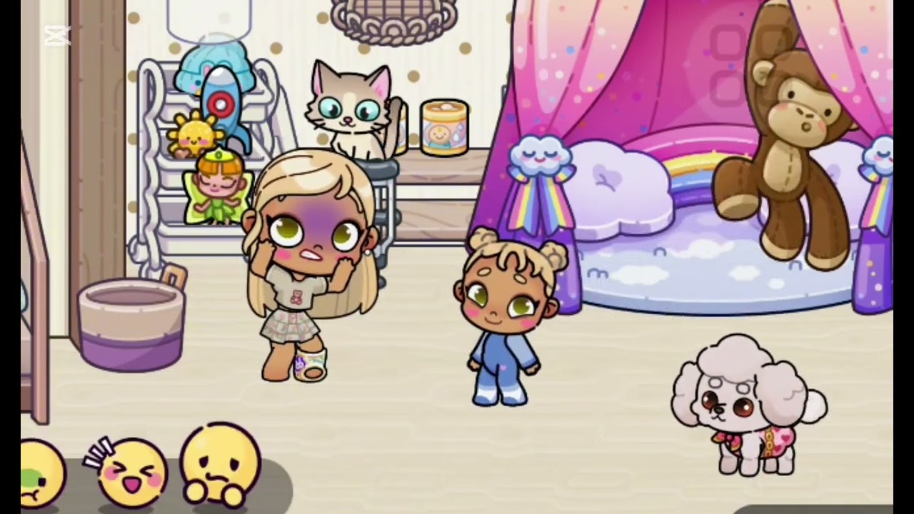 Sophia got blueberry inflation🫐🌷(*voice*) avatar world 