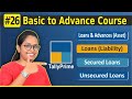 #26 Tally Prime-Ledger me Group कैसे Select करैं|Loans & Advances, Secured & Unsecured Loans