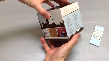 4.25" Pop Up Cube Direct Mail Design  - City Dweller