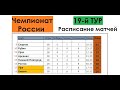 Футбол // РПЛ 2021-22 (Российская Премьер-Лига) // 19-й тур // Расписание матчей