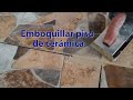 Emboquillar piso de cerámica