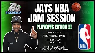 NBA Playoffs Picks & Predictions Wednesday 4/24/24 | Jay's NBA Jam Session