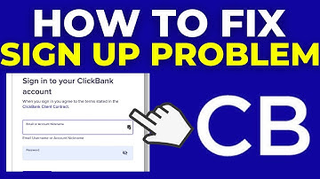 How To Fix Clickbank Sign Up Problem (2025)