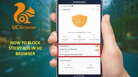 How to Block Sticky Ads In UC Browser