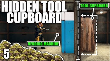 DEFENDING MY HIDDEN TOOL CUPBOARD BASE AGAINST A CLAN | Solo Rust